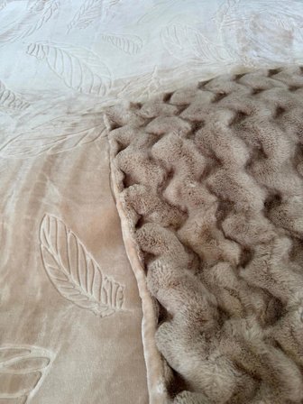  Aslan Bubble Çift Taraflı / Çift Katlı /Çift Kişilik/ Lüx Battaniye/ 4,5 kg / Modern / Şık / Çeyizlik