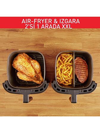 Tefal Easy Fry & Grill 2'si 1 Arada 6,5 Litre XXL Az Yağlı Fritöz