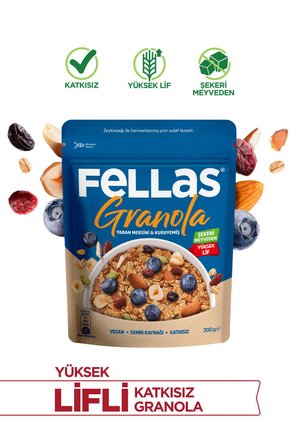 Granola - Yaban Mersini & Kuruyemiş 200g