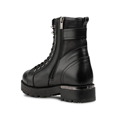 FORELLİ REX 28357 DÜZ TOPUK DERİ GENÇ KADIN POSTAL BOT