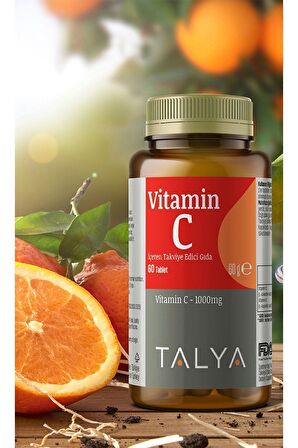 Vitamin C Içeren Takviye Edici Gıda, 60 Tablet