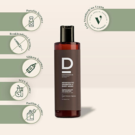 Dermoskin Keratolytic Shampoo & Body Wash 200 Ml