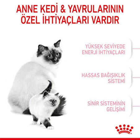 Royal Canin Mother&Baby Cat Hamile Ve Emziren Kedi Mama 400 Gr