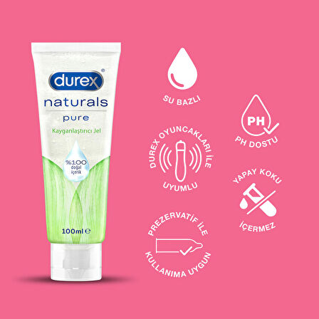 Durex Naturals Pure Kayganlaştırıcı Jel 100 ml