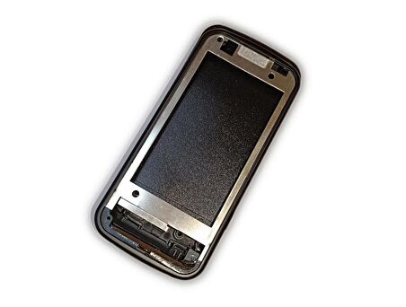 Nokia C6-00 Kasa Kapak Nokia C6-00 Siyah Renk Orta Kasa Ön Kapak Arka Kapak Tuş Takımı