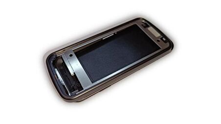 Nokia C6-00 Kasa Kapak Nokia C6-00 Siyah Renk Orta Kasa Ön Kapak Arka Kapak Tuş Takımı