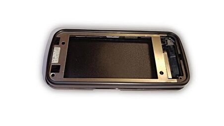 Nokia C6-00 Kasa Kapak Nokia C6-00 Siyah Renk Orta Kasa Ön Kapak Arka Kapak Tuş Takımı