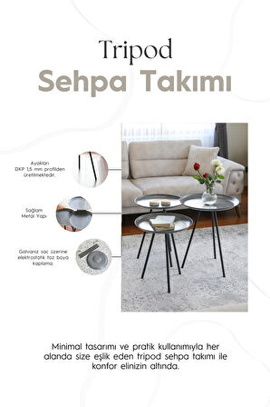 Tripod 3'lü Sehpa