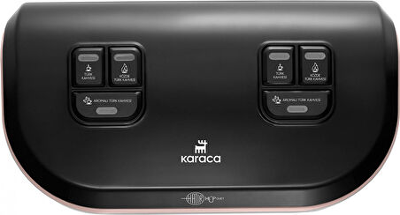 Karaca Aroma Hatır Hüp Düet Çelik Cezveli İkili Türk Kahve Makinesi Rosegold 1400W