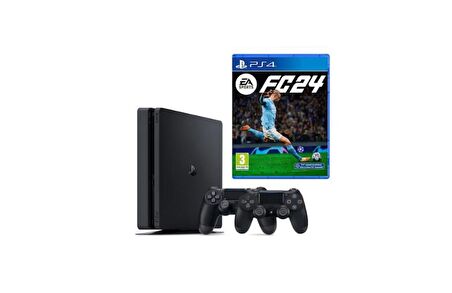 Sony Playstation 4 Slim + 2.Dualshock +Fc 24