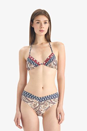 DeFacto Regular Fit Desenli Bikini Altı-Fall in Love E4891AX25SMNV247