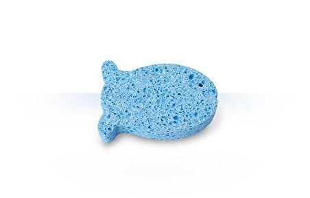 Wee Baby Doğal Selülozik Banyo Süngeri - MAVİ