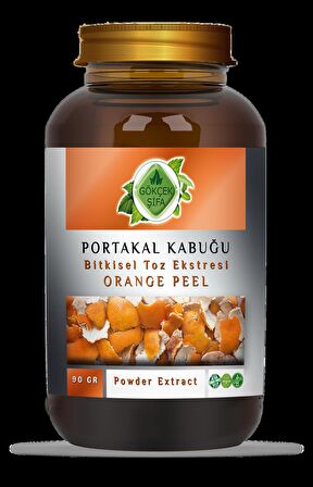 Portakal Kabuğu Toz Ekstresi 90 Gr Cam Kavanoz