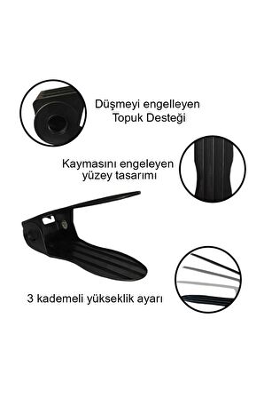 OG02 - Ayarlanabilir Ayakkabı Rampası | Yüksekliği Ayarlanabilir, Dolap İçi İstifleme Organizer