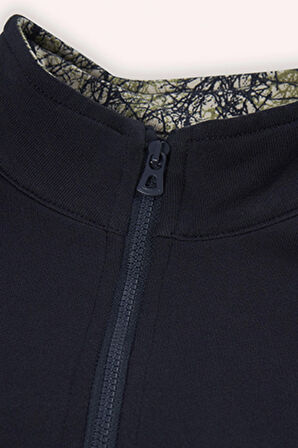 Erkek Çocuk Çanta Detaylı Sweatshirt Lacivert