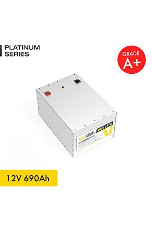 12V 690Ah LiFePO4 Platinum Series Bluetooth'lu Lityum Demir Fosfat Akü 