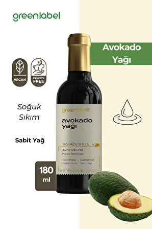 Soğuk Sıkım Sabit Avokado Yağı 180 ml