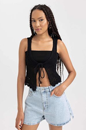 DeFacto Regular Fit V Yaka Atlet A9260AX23SMBK27