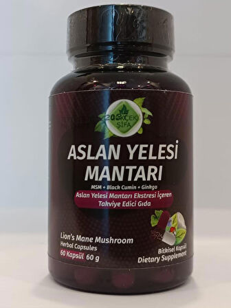 Aslan Yelesi Kapsül (LİON'S MANE MUSHROOMS CAPSULE)