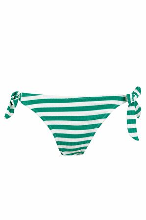 DeFacto Fall in Love Regular Fit Çizgili Ribana Bikini Alt B0384AX23HSGN232