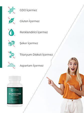 Q Natura Series Glukozamin Tip 2 Kollajen 60 tablet