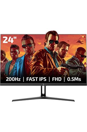 24'' Bull T10 Flat FAST IPS 200Hz 0.5ms FHD Gaming Monitör (Sıfır Ölü Piksel Garantili)