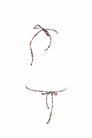 DeFacto Nefes İstanbul X DeFacto Baskılı Üçgen Bikini Üstü X7796AZ23HSOG583