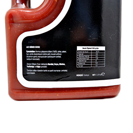 Chefline Lousiana Tip Acı Biber Sos 2250 gr