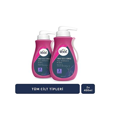 Veet 400 ml Hassas Tüy Dökücü Krem 2’li Paket