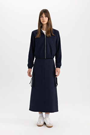 DeFacto Kargo Cepli Maxi Tesettür Etek C4197AX24SPNV28