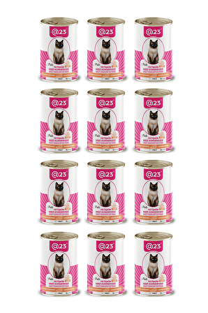 @23 Yetişkin Kedi Konservesi Somon Aromalı 415 g x 12 adet