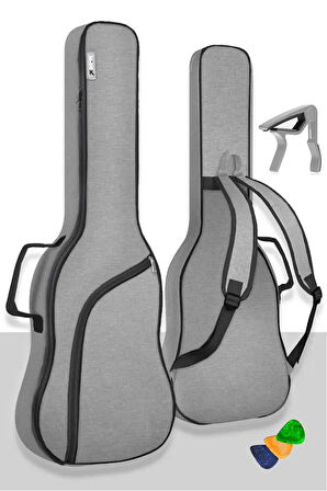 Midex ELC-40 Case Elektro Gitar Çantası Gigbag Su Geçirmez Kalın Kılıf (Capo Hediye)