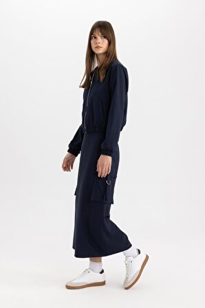 DeFacto Kargo Cepli Maxi Tesettür Etek C4197AX24SPNV28