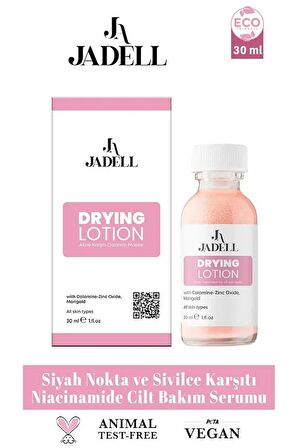 Akne ve Siyah Nokta Karşıtı Vegan Doğal Niacinamide Cilt ve Yüz Bakım Serumu 30 ml