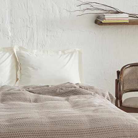 Karaca Home Kh Levı Sutlu Kahve Cıft Kısılık Pıke