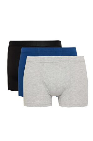 DeFacto Regular Fit 3'lü Boxer C6556AX24CWBK81