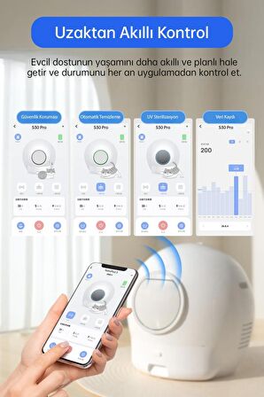 ELS Pet S30 Pro 2. Nesil Otomatik Akıllı Kedi Tuvaleti