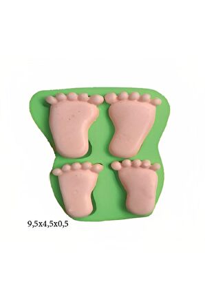 Bebek Modeli Silikon Şeker Hamuru Dekor, Sabun, Saksı Ve Mum Kalıbı