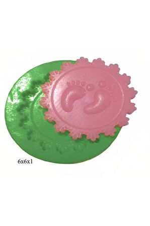 Bebek Modeli Silikon Şeker Hamuru Dekor, Sabun, Saksı Ve Mum Kalıbı