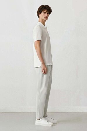 DeFactoFit Slim Fit Dar Kesim Standart Paça Esnek Multifonksiyonel Dokuma Sporcu Pantolon E3333AX25SPGR493
