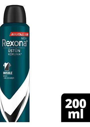 Rexona Deodorant Men Invisible Black &White 200 Ml