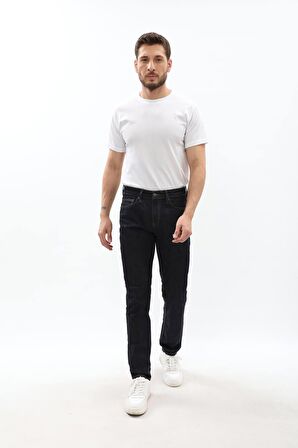 Erkek Regular Fit Lacivert Jean Pantolon
