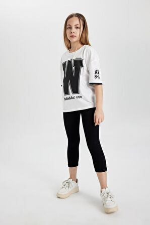 Kız Çocuk Midi Seamless Tayt