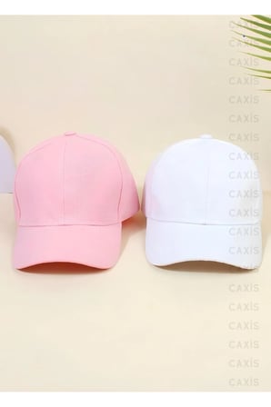 Spor Şapka Unisex 2 Adet Arkası Cırtlı Ayarlanabilir