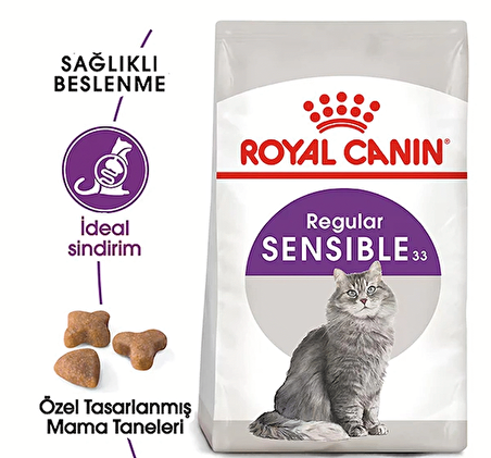 Royal Canin Sensible 33 4 kg Hassas Yetişkin Kuru Kedi Maması