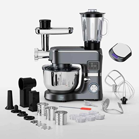 Trumio Çok İşlevli Kıyma Çekme Hamur Mayalama Blender Makinesi