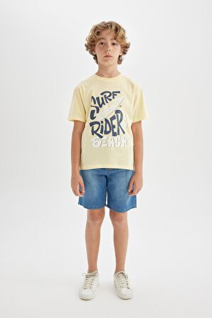 DeFacto Erkek Çocuk Jean Şort B5765A824SMNM28