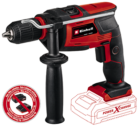 Einhell Akülü Darbeli Matkap TE-ID 18 Li-Solo Power X-Change (Li-Ion, 18 V, delme ve darbeli delme fonksiyonu, 13 mm maks. beton delme kapasitesi, akü ve şarj cihazı dahil değildir)