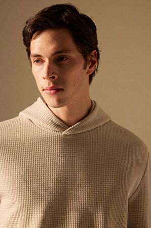 DeFacto Oversize Geniş Kalıp Kapüşonlu Kapitone Sweatshirt B6492AX24SPBG779