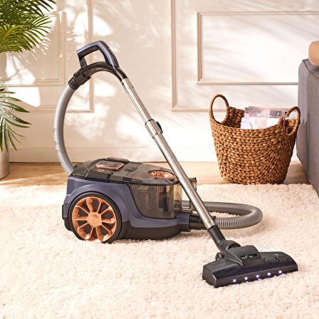Karaca Vantuz Max Force Talky F1 Pet Başlıklı Midnight Blue Toz Hazneli